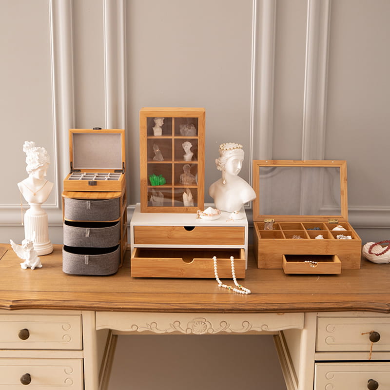 Hộp đóng gói lưu trữ bằng tre gia dụng